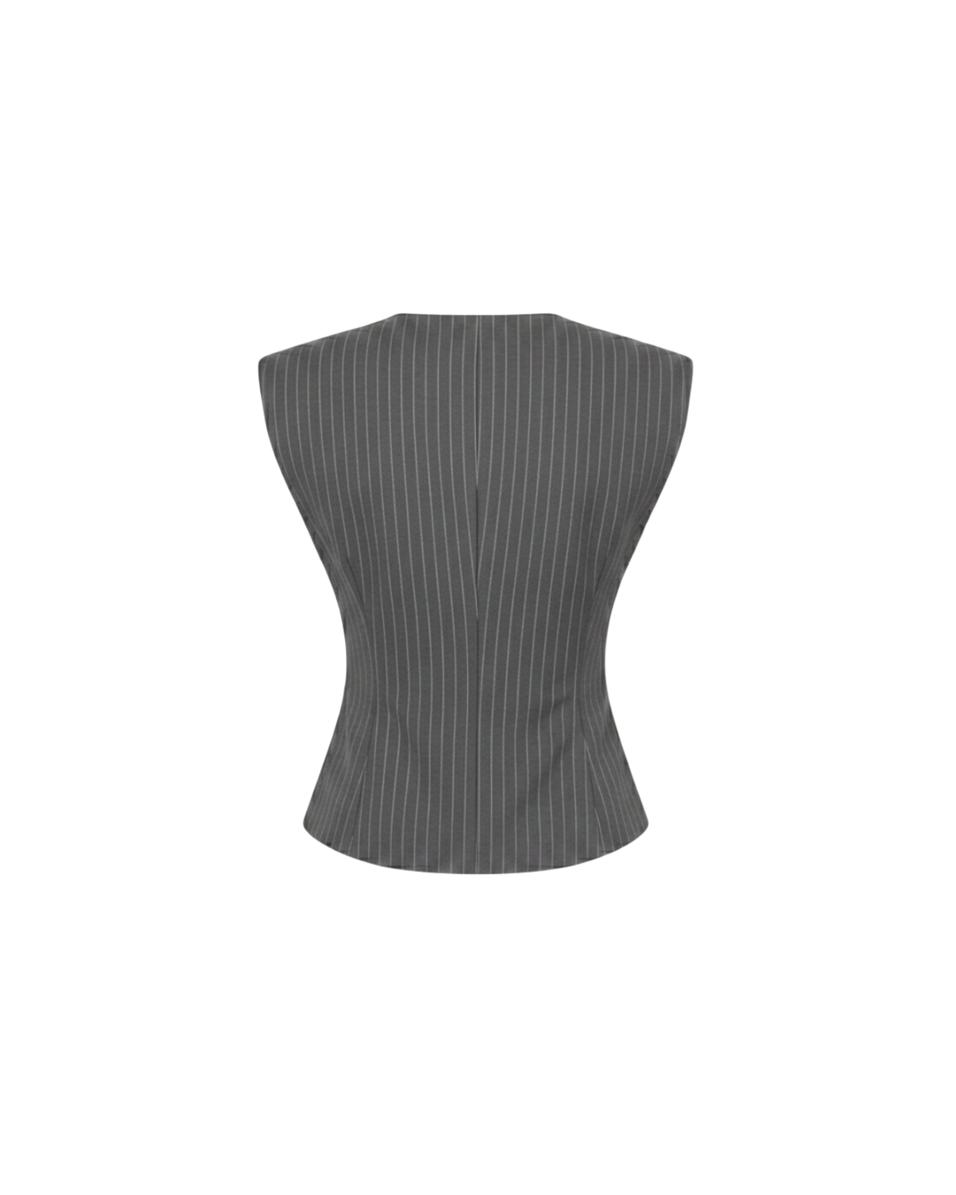 Grey Striped Top