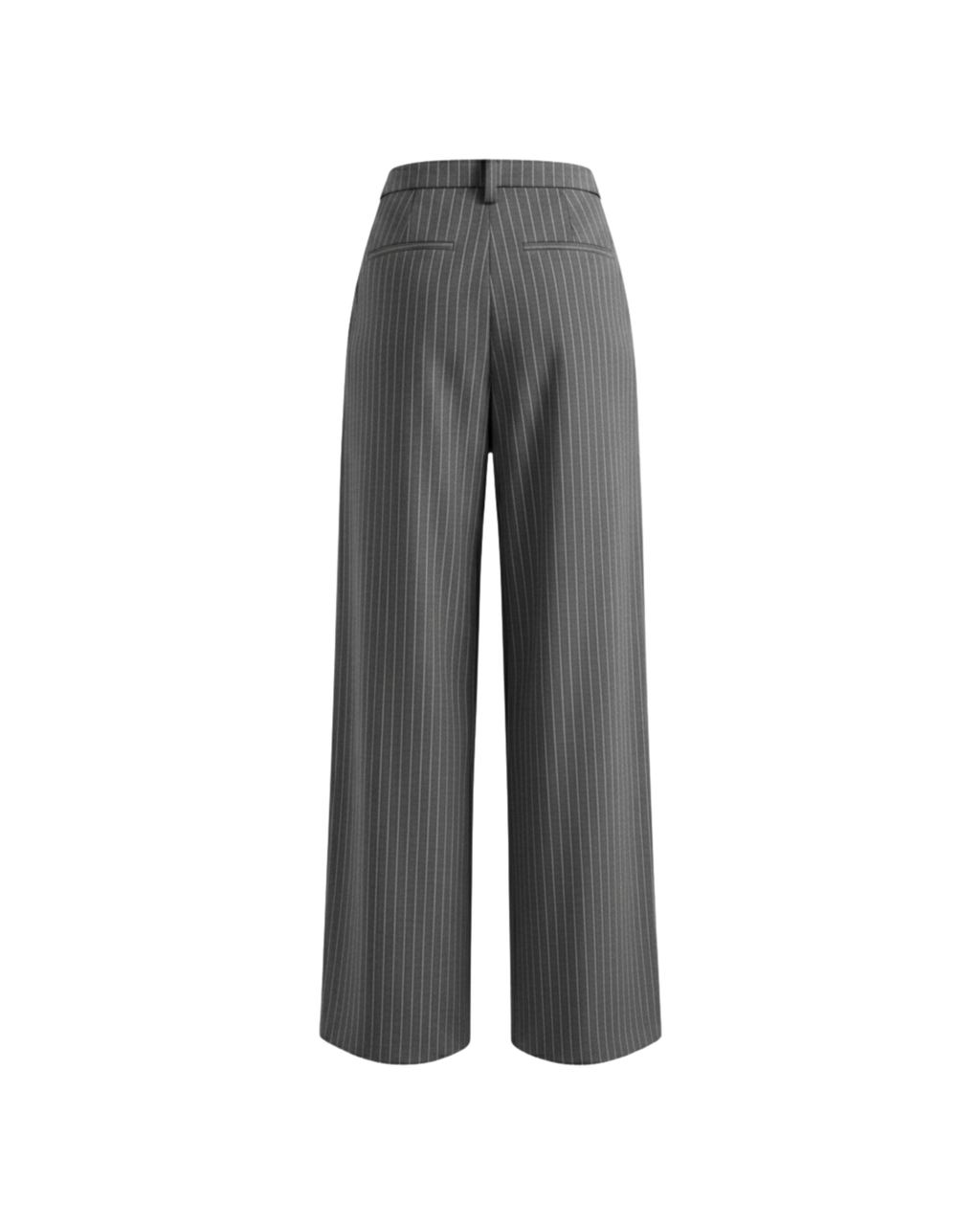 Grey Striped Pants