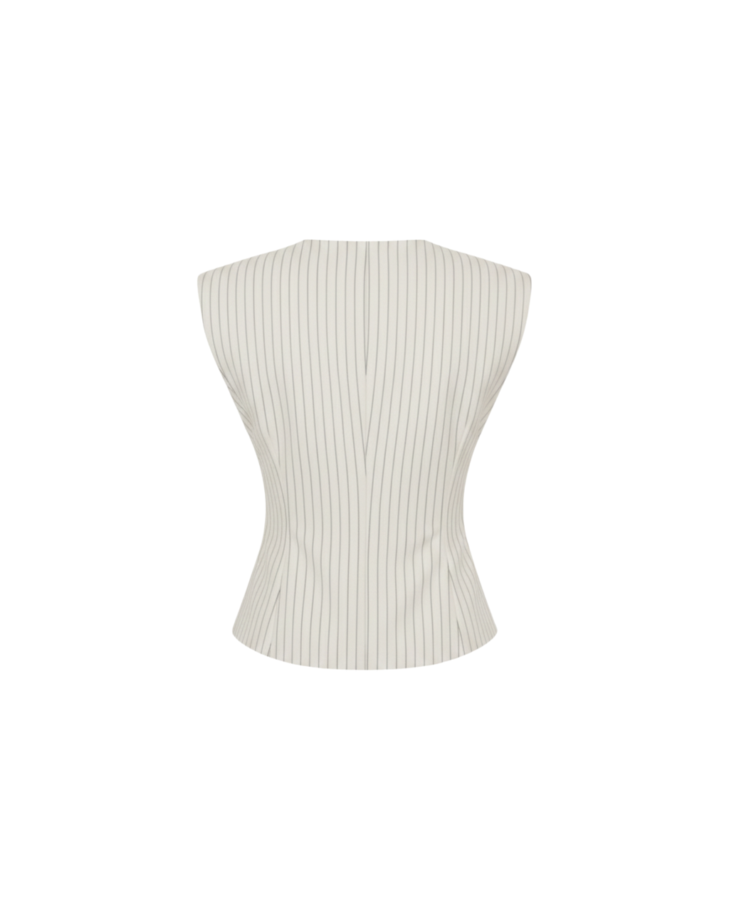 White Striped Top