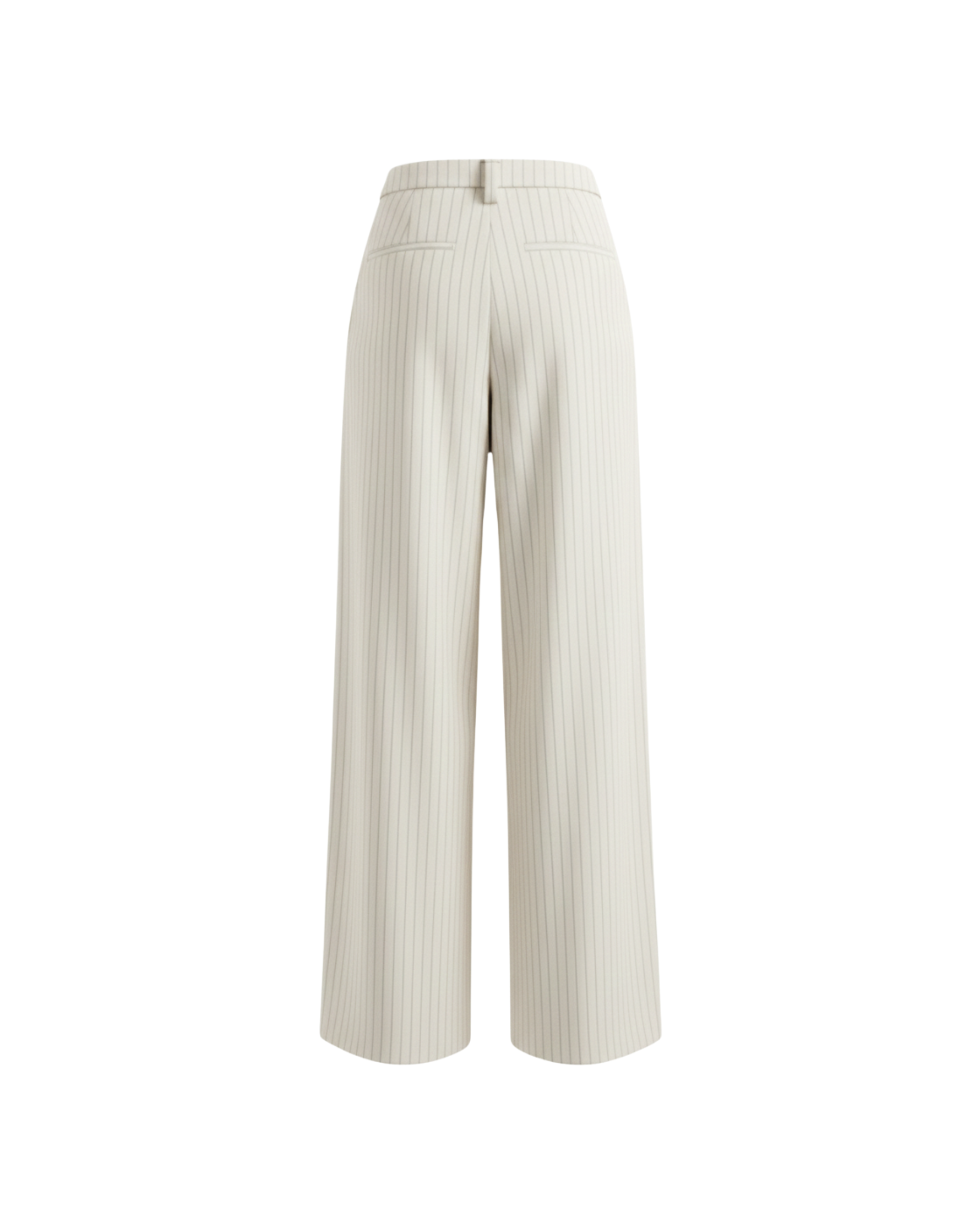 White Striped Pants