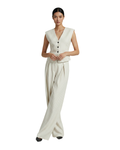 White Striped Set