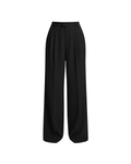 Black Solid Pants