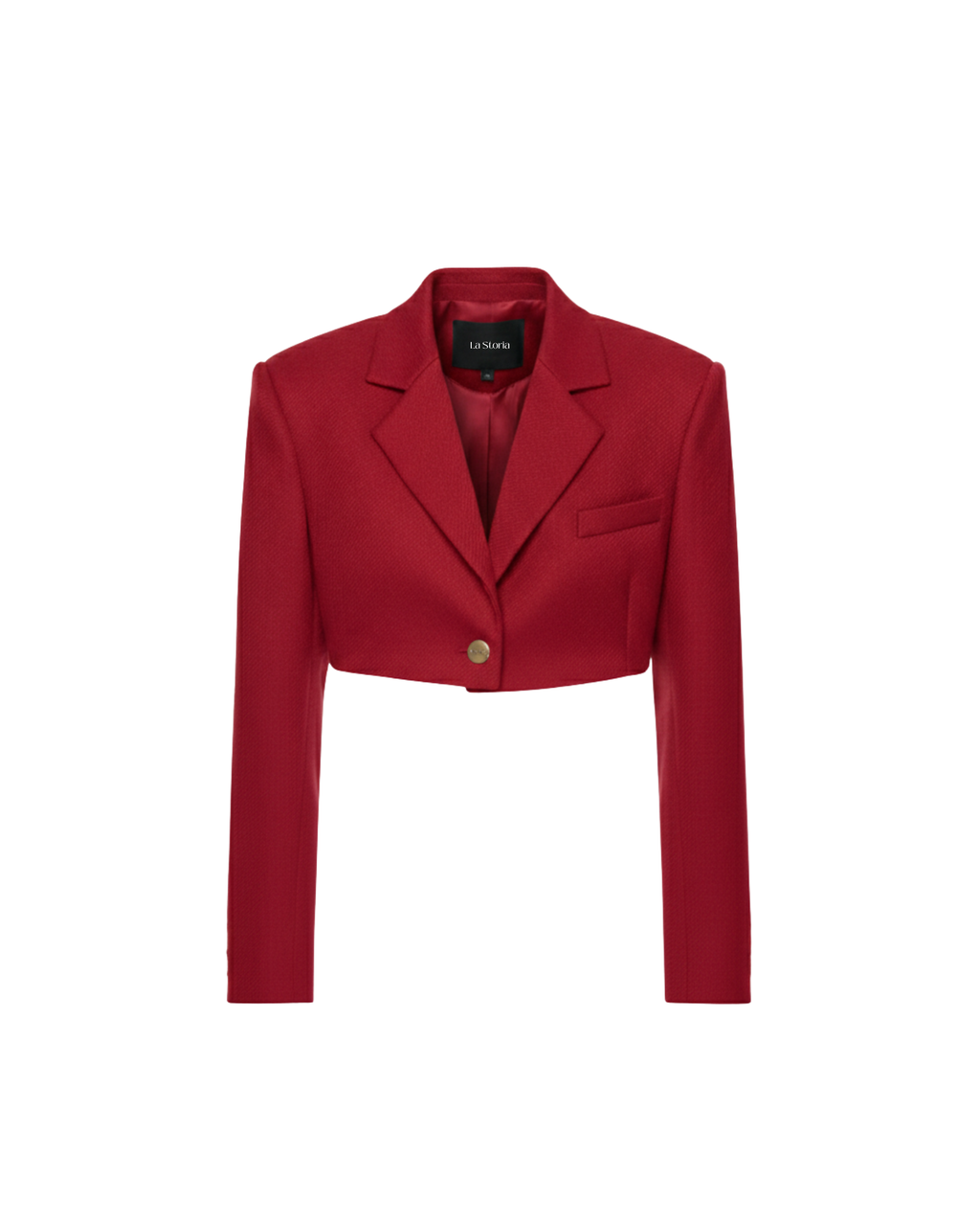The Vice Rouge Cropped Blazer