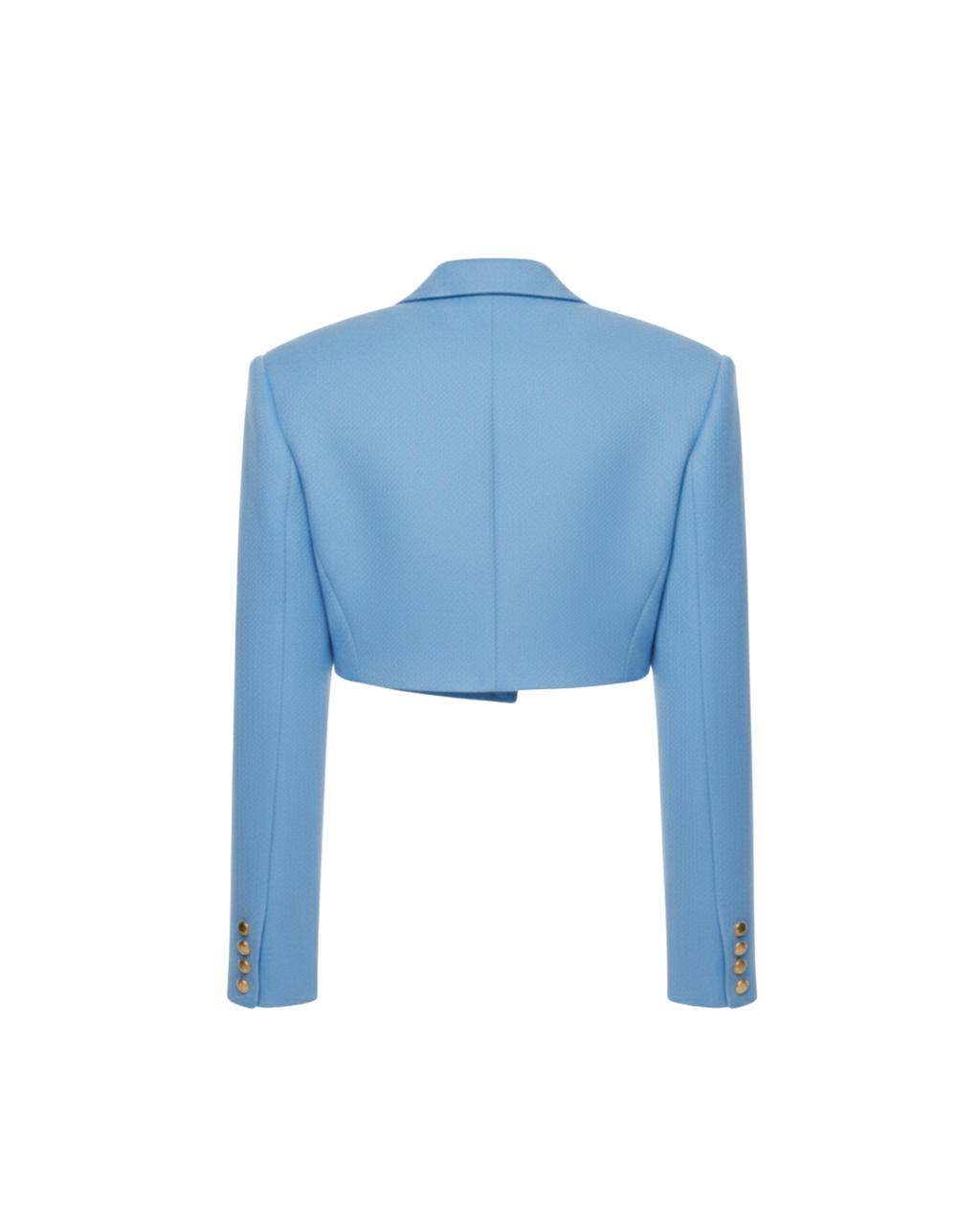 The Azure Vice Cropped Blazer