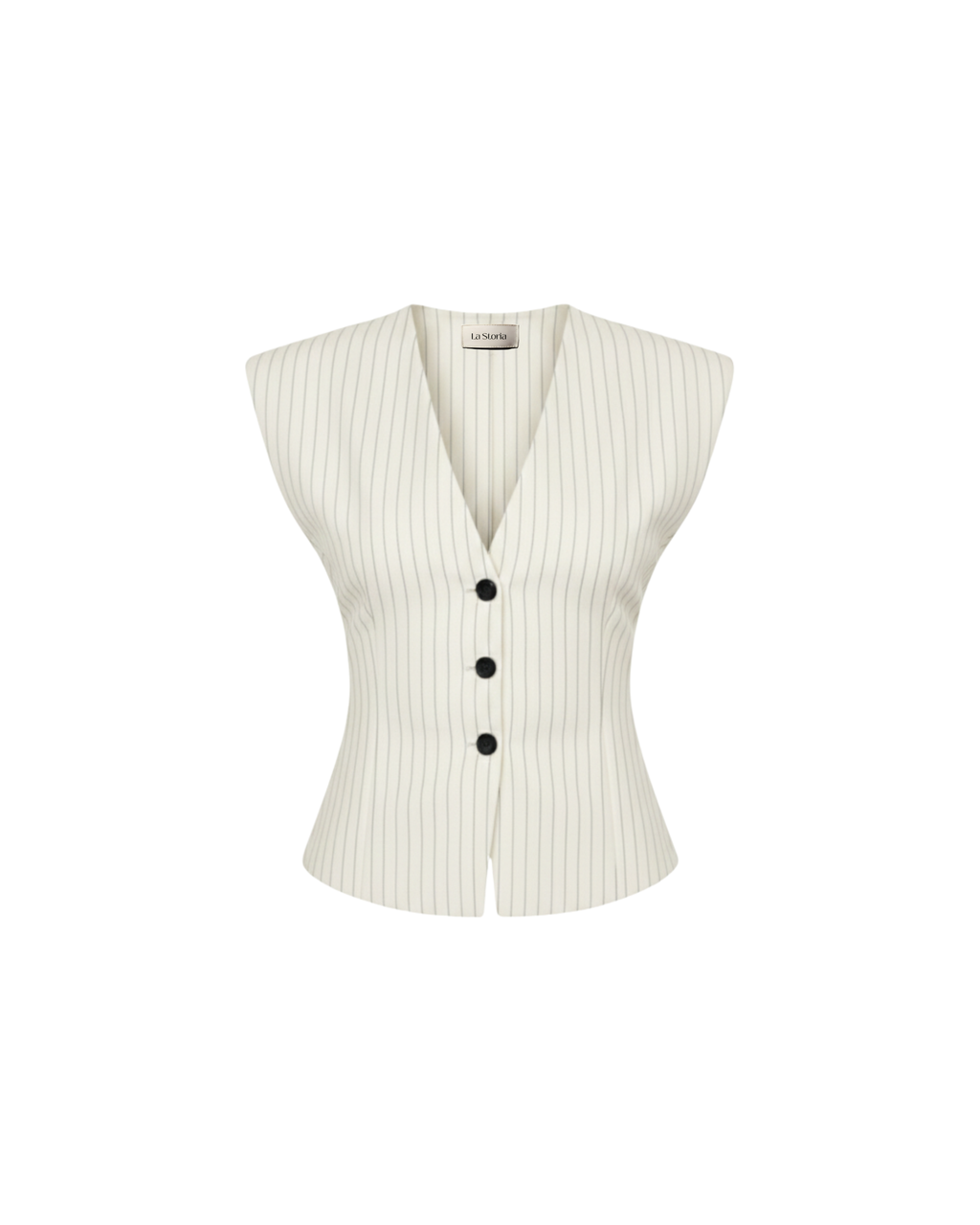 White Striped Top