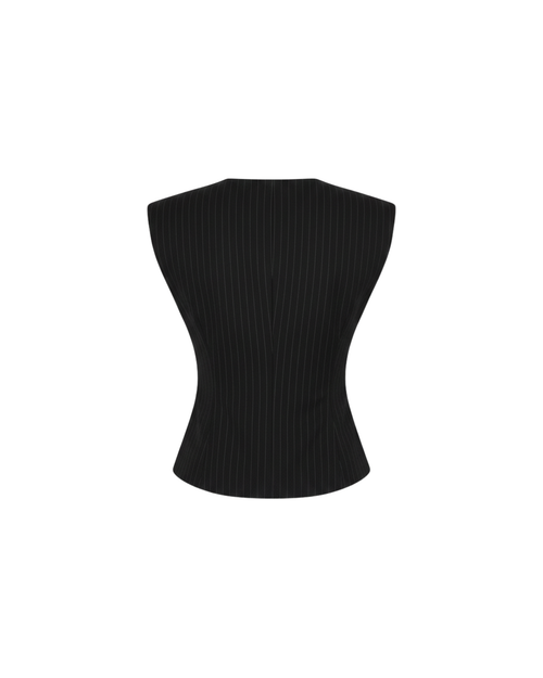Black Striped Top